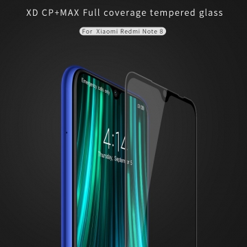 Защитное стекло Nillkin XD CP+Max (Full Glue) для смартфона Xiaomi Redmi Note 8, закалённое стекло, бронированное стекло, клеится к экрану смартфона всей поверхностью, дополнительно усилены края стекла, 9H, толщина 0,33 мм, не влияет на чувствительность сенсора, не искажает цвета, антибликовое покрытие, олеофобное покрытие, стекло с закруглёнными краями 2.5D, 2,5D, 3D, 5D, 6D, прозрачное с чёрной или белой рамкой, liquid, Киев