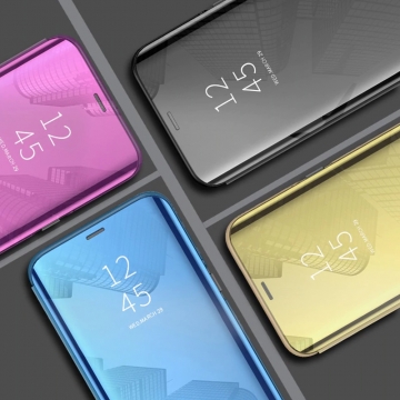 Зеркальный чехол-книжка-подставка Mirror Case для смартфона Xiaomi Poco X3 / Xiaomi Poco X3 Pro, противоударный чехол, пластик + полиуретан, смарт-чехол (при открытии чехла экран включается), Kview Magic Mirror, возможность трансформации чехла в подставку для просмотра видео, чёрный, синий, фиолетовый, золотой, розовый, серебряный, Киев