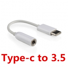 Адаптер / переходник аудио мини-джек 3,5 мм – USB Type-C Audio, для подключения наушников к разъёму USB Type-C Audio аудио мини-джек 3,5 мм (мама), USB Type-C (папа), белый, Киев