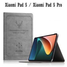 Чехол-книжка для планшетного компьютера Xiaomi Pad 5 / Xiaomi Pad 5 Pro, горизонтальный флип, смарт-чехол (экран включается при открытии чехла и выключается при закрытии), поликарбонат + полиуретан, возможность трансформации чехла в подставку для просмотра видео, светло-серый, светло-коричневый, тёмно-коричневый, красно-коричневый, розовый, голубой, зелёный, Киев