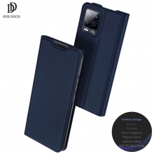 Чехол-книжка Dux Ducis (серия Skin Pro) для смартфона Oppo Realme 8 / Oppo Realme 8 Pro, горизонтальный флип, искусственная кожа, накладка из термополиуретана, встроенные магниты для фиксации чехла в закрытом и открытом состоянии, отделение для платёжных карт / визиток, возможность трансформации чехла в подставку для просмотра видео, чёрный, синий, золотой, розовый, Киев