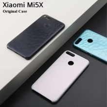 Фирменный чехол-накладка Xiaomi, для смартфона Xiaomi Mi5X / Xiaomi Mi A1, пластик с оригинальной текстурой, накладки на клавиши регулировки громкости и включения/выключения, чёрный, белый, голубой, Киев