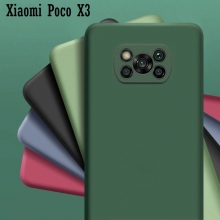 Чехол-накладка Liquid Silicone для смартфона Xiaomi Poco X3, противоударный бампер, термополиуретан с мягкой подкладкой, эластичность в сочетании с устойчивостью к растяжению, устойчивость к царапинам, накладки на кнопки регулировки громкости и включения / выключения, двойное отверстие для крепления ремешка, чёрный, синий, серый, сиреневый, красный, зелёный, жёлтый, персиковый, розовый, Киев