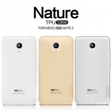 Чехол Nillkin (серия Nature) для Meizu M2 Note, термополиуретан, силикон, TPU, заглушки, прозрачный, прозрачный с серым оттенком, Киев