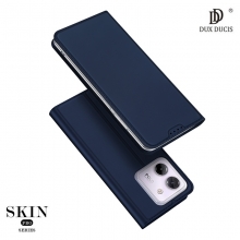 Чехол-книжка Dux Ducis Skin Pro для смартфона Xiaomi Poco M7 Pro 5G, горизонтальный флип, искусственная кожа, накладка из термополиуретана, встроенные магниты для фиксации чехла в закрытом и открытом состоянии, отделение для платёжных карт / визиток, возможность трансформации чехла в подставку для просмотра видео, чёрный, синий, золотой, розовый, Киев, Київ
