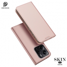 Чехол-книжка Dux Ducis Skin Pro для смартфона Xiaomi Redmi Note 14 5G / Poco M7 Pro 5G, горизонтальный флип, искусственная кожа, накладка из термополиуретана, встроенные магниты для фиксации чехла в закрытом и открытом состоянии, отделение для платёжных карт / визиток, возможность трансформации чехла в подставку для просмотра видео, чёрный, синий, золотой, розовый, Киев, Київ