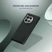 Чохол-накладка Nillkin Super Frosted Shield Pro для смартфона OnePlus 12R / OnePlus Ace 3, задня панель з полікарбоната + рама з термополіуретана, поєднання жорсткості з гнучкістю, додатковий захист кутів смартфона кутовими бамперами, накладки на кнопки живлення й регулювання гучності, чорний, синій, зелений, червоний, Київ, Киев