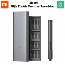 Электрическая отвёртка 24 в 1 Xiaomi Mijia Electric Precision Screwdriver Kit, MJDDLSD003QW, анодированный алюминий, инструментальная легированная сталь S2, твёрдость стали по шкале Роквелла: 60 HRC (твёрдость алмаза 67 HRC), антикоррозийная обработка, 24 магнитные насадки, аккумулятор 350 мА/ч, электромагнитный двигатель, 200 оборотов в минуту, 2 скорости, максимальный крутящий момент 3 Н·м, USB Type-C, световой индикатор, Киев