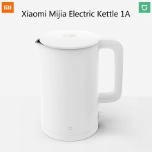 Электрический чайник Xiaomi MiJia Electric Kettle 1A, MJDSH02YM, бесшовная колба из нержавеющей стали AISI 304, матовый полипропилен, двухслойная конструкция с воздушной изоляционной прослойкой между колбой и корпусом, клавиша включения / выключения с LED подсветкой, термостат британского производства, защита от включения без воды, кнопка на крышке для открывания крышки, объём 1,5 л, мощность 1800 Вт, белый, Киев