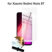 Гидрогелевая защитная плёнка для смартфона Xiaomi Redmi Note 8T, в комплект входят 2 плёнки, бронированная плёнка, полноэкранная плёнка (закрывает экран смартфона полностью), клеится к экрану смартфона всей поверхностью, клеится без использования жидкости, самовосстанавливающаяся плёнка, не влияет на чувствительность сенсора, не искажает цвета, олеофобное покрытие, пластиковый держатель для точного позиционирования плёнки на экране, шпатель для разглаживания плёнки, Киев