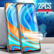 Гидрогелевая защитная плёнка для смартфона Xiaomi Redmi Note 9 Pro / Xiaomi Redmi Note 9 Pro Max / Xiaomi Redmi Note 9S / Xiaomi Poco X3 / Xiaomi Poco X3 Pro, в комплект входят 2 плёнки, бронированная плёнка, полноэкранная плёнка (закрывает экран смартфона полностью), клеится к экрану смартфона всей поверхностью, клеится без использования жидкости, самовосстанавливающаяся плёнка, не влияет на чувствительность сенсора, не искажает цвета, олеофобное покрытие, Киев