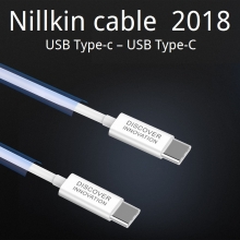 Кабель Nillkin 2018 (USB Type-C – USB Type-C), бескислородная медь и оплётка из термопластичного эластомера, ток зарядки: 5 V / 2,1 A, поддерживает быструю зарядку, длина кабеля: 1 м, белый, Киев