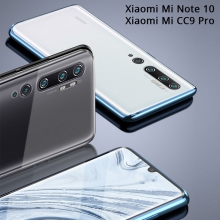 Магнитный чехол Luphie с задней стеклянной панелью для смартфона Xiaomi Mi Note 10 / Xiaomi Mi CC9 Pro, противоударный бампер, рама из магналия, сплав алюминия и магния, задняя панель из закалённого стекла, бронированное стекло, соединяются магнитами, 9H, не влияет на качество приёма / передачи сигнала, не мешает беспроводной зарядке, чёрный, синий, красный, серебряный, Киев