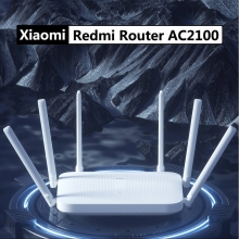 Маршрутизатор (роутер) Xiaomi Redmi Wi-Fi Router AC2100, ABS пластик, 6 внешних всенаправленных антенн с высоким коэффициентом усиления, процессор MediaTek MT7621A MIPS, 880 МГц, оперативная память 128 Мб, внутренняя память 128 Мб, Wi-Fi 802.11a/b/g/n/ac (двухдиапазонный – 2,4 ГГц и 5 ГГц), скорость передачи данных до 1733 Мб/с, 3 порта LAN 1000, 1 порт WAN 1000, количество одновременно подключённых устройств: 128, белый, Киев