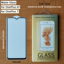 Матовое защитное стекло AG Matte Glass для смартфона OnePlus 6T / OnePlus 7, показатель по минералогической шкале твёрдости 9H, в 3 раза более устойчиво к царапинам, чем обычная защитная плёнка, не влияет на чувствительность сенсора, антибликовое покрытие, олеофобное покрытие, набор для подклеивания краёв защитного стекла, liquid, Киев