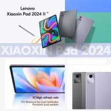 Планшетний комп’ютер Lenovo Xiaoxin Pad 2024 (8 + 128 Гб), металевий корпус, Snapdragon 685, 8 Гб RAM + 128 Гб ROM, екран 11'' IPS 1920 * 1200, 90 Гц, основна камера 8 МП, селфі камера 8 МП, акумулятор 7040 мА/г, 20 Вт, Wi-Fi, Bluetooth 5.1, GPS, OTG, USB Type-C, стереодинаміки, 3,5 мм аудіоджек, ZUI 15, Android 13, УКРАЇНСЬКА МОВА, GOOGLE PLAY, Київ, Киев