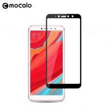 Защитное стекло Mocolo (2,5D Full Glue) для смартфона Xiaomi RedMi S2, клеится к экрану смартфона всей поверхностью, 9H, не влияет на чувствительность сенсора, не искажает цвета, антибликовое покрытие, олеофобное покрытие, стекло с закруглёнными краями 2.5D, 2,5D, прозрачное с чёрной или белой рамкой, Киев