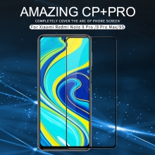 Защитное стекло Nillkin CP+Pro (3D Full Glue) для смартфона Xiaomi Redmi Note 9 Pro / Xiaomi Redmi Note 9 Pro Max / Xiaomi Redmi Note 9S, закалённое стекло, бронированное стекло, полноэкранное стекло, полноклейка, клеится к экрану смартфона всей поверхностью, 9H, толщина 0,33 мм, не влияет на чувствительность сенсора, не искажает цвета, антибликовое покрытие, олеофобное покрытие, стекло с закруглёнными краями 2.5D, 2,5D, 3D, 5D, 6D, прозрачное с чёрной или белой рамкой, liquid, Киев