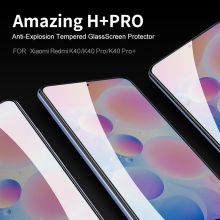 Защитное стекло Nillkin H+Pro для смартфона Xiaomi Poco F3 / Xiaomi Redmi K40 / Xiaomi Redmi K40 Pro / Xiaomi Mi 11i, закалённое стекло, бронированное стекло, 9H, толщина 0,2 мм, 2,5D, 2.5D, антибликовое покрытие, олеофобное покрытие, Киев