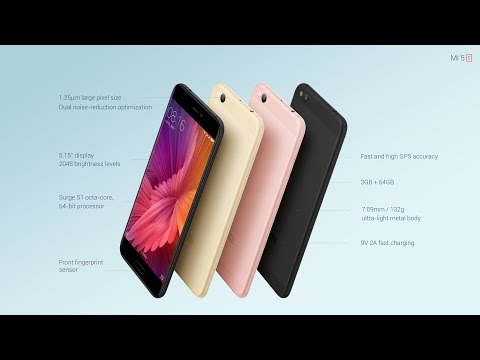 Embedded thumbnail for Xiaomi Mi5c (промо видео)