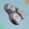 Блок лез для електробритв Xiaomi MiJia Electric Shaver S300, S500, S500C модель MJTXDDT01SKS, змінний блок із трьох плаваючіх головок, магнітне кріплення блока головок до корпусу, 45 лез, система подвійних, сухе гоління і вологе гоління (з використанням піни або гелю), вологозахист IPX7 (можна мити під струменем води), леза виробництва компанії JFE (Японія), допоміжне лезо виробництва компанії Sandvik (Швеція), Київ, Киев