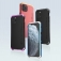 Чехол Element Case Solace (Element Box) для смартфона iPhone 11 Pro, противоударный бампер, корпус из поликарбоната, алюминиевые накладки, бампер состоит из трёх частей, скрученных четырьмя винтиками, в комплект входит отвёртка и 2 запасных винтика, резиновые прокладки на внутренней поверхности рамы для защиты корпуса смартфона, встроенные кнопки регулировки громкости, фабричная упаковка, Киев