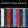 Чехол Element Case Solace для смартфона Xiaomi Mi8 SE, корпус из поликарбоната, алюминиевые накладки, бампер состоит из трёх частей, скрученных четырьмя винтиками, в комплект входит отвёртка и 2 запасных винтика, резиновые прокладки на внутренней поверхности рамы для защиты корпуса смартфона со встроенными кнопками регулировки громкости и включения / выключения, фабричная упаковка, Киев