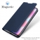 Чехол-книжка Dux Ducis (серия Skin Pro) для смартфона Xiaomi Poco F3 / Xiaomi Redmi K40 / Xiaomi Redmi K40 Pro / Xiaomi Mi 11i, горизонтальный флип, искусственная кожа, накладка из термополиуретана, встроенные магниты для фиксации чехла в закрытом и открытом состоянии, отделение для платёжных карт / визиток, возможность трансформации чехла в подставку для просмотра видео, чёрный, синий, золотой, розовый, Киев