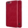 Чехол-книжка Nillkin (серия Qin) для смартфона OnePlus 5, смарт-чехол, чехол-книжка, горизонтальный флип, пластик, искусственная кожа, PU leather, белый, чёрный, коричневый, красный, бордовый, Киев