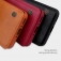 Чехол-книжка Nillkin (серия Qin) для смартфона OnePlus 7 Pro, смарт-чехол, чехол-книжка, противоударный чехол, горизонтальный флип, пластик, искусственная кожа, PU, чёрный, коричневый, красный, Киев