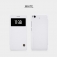 Чехол-книжка Nillkin (серия Qin) для смартфона Xiaomi Mi5S, смарт-чехол, чехол-книжка, горизонтальный флип, прямоугольное смарт-окно на флипе, пластик, искусственная кожа, PU, белый, чёрный, коричневый, красный, Киев