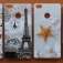 Чехол-накладка для смартфона Xiaomi Mi4S (с рисунком), бампер, пластик, лазерная печать, бабочка, леопард, кошка, кот, морская звезда, эйфелева башня, японка, японские девушки, Киев