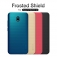 Чехол-накладка Nillkin Frosted Shield для смартфона Xiaomi Redmi 8A, противоударный бампер, рифлёный пластик, чёрный, белый, золотой, красный, сине-зелёный (Peacock Blue), мятный (Mint Green), подставка для просмотра видео, Киев