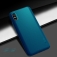 Чехол-накладка Nillkin Super Frosted Shield для смартфона Xiaomi Redmi 9A, противоударный бампер, рифлёный пластик, чёрный, белый, золотой, красный, сапфирово-синий (Sapphire Blue), сине-зелёный (Peacock Blue), мятный (Mint Green), подставка для просмотра видео, Киев