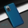 Чехол-накладка Nillkin Super Frosted Shield для смартфона Xiaomi Redmi Note 10 Pro / Xiaomi Redmi Note 10 Pro Max, противоударный бампер, рифлёный пластик, накладки на кнопки регулировки громкости, чёрный, белый, золотой, красный, сапфирово-синий (Sapphire Blue), сине-зелёный (Peacock Blue), подставка для просмотра видео, Киев