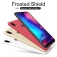 Чехол-накладка Nillkin Frosted Shield для смартфона Xiaomi Redmi Note 7 / Redmi Note 7 Pro, противоударный бампер, рифлёный пластик, чёрный, белый, золотой, красный, подставка для просмотра видео, Киев