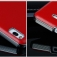 Чехол-накладка Qoowa для смартфона Xiaomi Mi4c / Xiaomi Mi4i, искусственная кожа, хромированная рамка, чёрный, белый, красный, золотой, фиолетовый, Киев