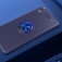 Чехол-накладка с магнитным кольцом для смартфона Xiaomi Redmi 7A, противоударный чехол, термополиуретан (TPU), накладки на кнопки регулировки громкости и включения / выключения, несъёмное кольцо для пальца, которое также можно использовать как подставку при просмотре видео, угол поворота кольца 360 градусов, угол наклона кольца 150 градусов, металлический сердечник крепится к автомобильным магнитным держателям, чёрный, синий, красный, розовый, Киев