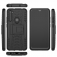 Чехол-накладка с подставкой для смартфона Xiaomi Redmi Note 8T, бронированный бампер, поликарбонат + термополиуретан, сочетание жёсткости с гибкостью, в чехол встроена подставка для просмотра видео, чёрный + чёрный, чёрный + красный, чёрный + оранжевый, чёрный +розовый, чёрный + синий, чёрный + фиолетовый, чёрный + зелёный, чёрный + белый, Киев