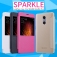 Чехол Nillkin (серия Sparkle) для Xiaomi RedMi Pro, смарт-чехол, чехол-книжка, горизонтальный флип, смарт-окно, sleep / wake, сон / пробуждение, пластик, искусственная кожа, PU, чёрный, белый, золотой, розовый, Киев