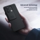 Чехол с защитной шторкой для камеры Nillkin CamShield для смартфона Xiaomi Redmi Note 13 5G, противоударный бампер, рифлёный пластик, шторка-слайдер для защиты камеры от механических воздействий, чёрный, синий, Киев, Київ