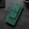 Чехол с защитной шторкой для камеры Nillkin CamShield Pro для смартфона OnePlus 12, задняя панель из поликарбоната + рама из термополиуретана, дополнительная защита углов смартфона «воздушными подушками», шторка-слайдер для защиты камеры от механических воздействий, накладки на кнопки регулировки громкости, чёрный, синий, зелёный, Киев, Київ