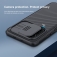Чехол с защитной шторкой для камеры Nillkin CamShield Pro для смартфона Xiaomi Poco F3 / Xiaomi Redmi K40 / Xiaomi Redmi K40 Pro / Xiaomi Mi 11i, задняя панель из поликарбоната + рама из термополиуретана, дополнительная защита углов смартфона «воздушными подушками», шторка-слайдер для защиты камеры от механических воздействий, накладки на кнопки регулировки громкости, чёрный, синий, зелёный, Киев, Київ