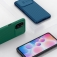 Чехол с защитной шторкой для камеры Nillkin CamShield Pro для смартфона Xiaomi Poco F3 / Xiaomi Redmi K40 / Xiaomi Redmi K40 Pro / Xiaomi Mi 11i, задняя панель из поликарбоната + рама из термополиуретана, дополнительная защита углов смартфона «воздушными подушками», шторка-слайдер для защиты камеры от механических воздействий, накладки на кнопки регулировки громкости, чёрный, синий, зелёный, Киев, Київ