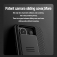 Чехол с защитной шторкой для камеры Nillkin CamShield Pro для смартфона Xiaomi Redmi Note 13 Pro 5G / Xiaomi Poco X6, задняя панель из поликарбоната + рама из термополиуретана, дополнительная защита углов смартфона «воздушными подушками», шторка-слайдер для защиты камеры от механических воздействий, накладки на кнопки регулировки громкости, чёрный, синий, зелёный, Киев, Київ