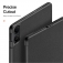 Чохол-книжка Dux Ducis (серія Domo) для планшета Xiaomi Poco Pad / Xiaomi Redmi Pad Pro, горизонтальний фліп, штучна шкіра, термополіуретан, ПВХ, мікрофайбер, захист кутів планшета «повітряними подушками», магнітне тримання чохла в закритому стані, смарт-чохол (екран вмикається при відкритті чохла і вимикається при закритті), 2 режими складання чохла, металевий шильд «Dux Ducis» на лицьовому боці, чорний, синій, рожевий, Київ, Киев