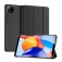 Чохол-книжка Dux Ducis (серія Domo) для планшета Xiaomi Redmi Pad SE 8.7, горизонтальний фліп, штучна шкіра, термополіуретан, ПВХ, мікрофайбер, захист кутів планшета «повітряними подушками», магнітне тримання чохла в закритому стані, смарт-чохол (екран вмикається при відкритті чохла і вимикається при закритті), 2 режими складання чохла, металевий шильд «Dux Ducis» на лицьовому боці, чорний, синій, рожевий, Київ, Киев