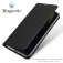 Чехол-книжка Dux Ducis Skin Pro для смартфона Xiaomi Poco F6 / Xiaomi Redmi Turbo 3, горизонтальный флип, искусственная кожа, накладка из термополиуретана, встроенные магниты для фиксации чехла в закрытом и открытом состоянии, отделение для платёжных карт / визиток, возможность трансформации чехла в подставку для просмотра видео, чёрный, синий, золотой, розовый, Киев, Київ