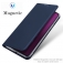 Чехол-книжка Dux Ducis Skin Pro для смартфона Xiaomi Poco M7 Pro 5G, горизонтальный флип, искусственная кожа, накладка из термополиуретана, встроенные магниты для фиксации чехла в закрытом и открытом состоянии, отделение для платёжных карт / визиток, возможность трансформации чехла в подставку для просмотра видео, чёрный, синий, золотой, розовый, Киев, Київ