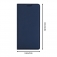Чехол-книжка Dux Ducis Skin Pro для смартфона Xiaomi Poco X7 Pro / Xiaomi Redmi Turbo 4, горизонтальный флип, искусственная кожа, накладка из термополиуретана, встроенные магниты для фиксации чехла в закрытом и открытом состоянии, отделение для платёжных карт / визиток, возможность трансформации чехла в подставку для просмотра видео, чёрный, синий, золотой, розовый, Киев, Київ